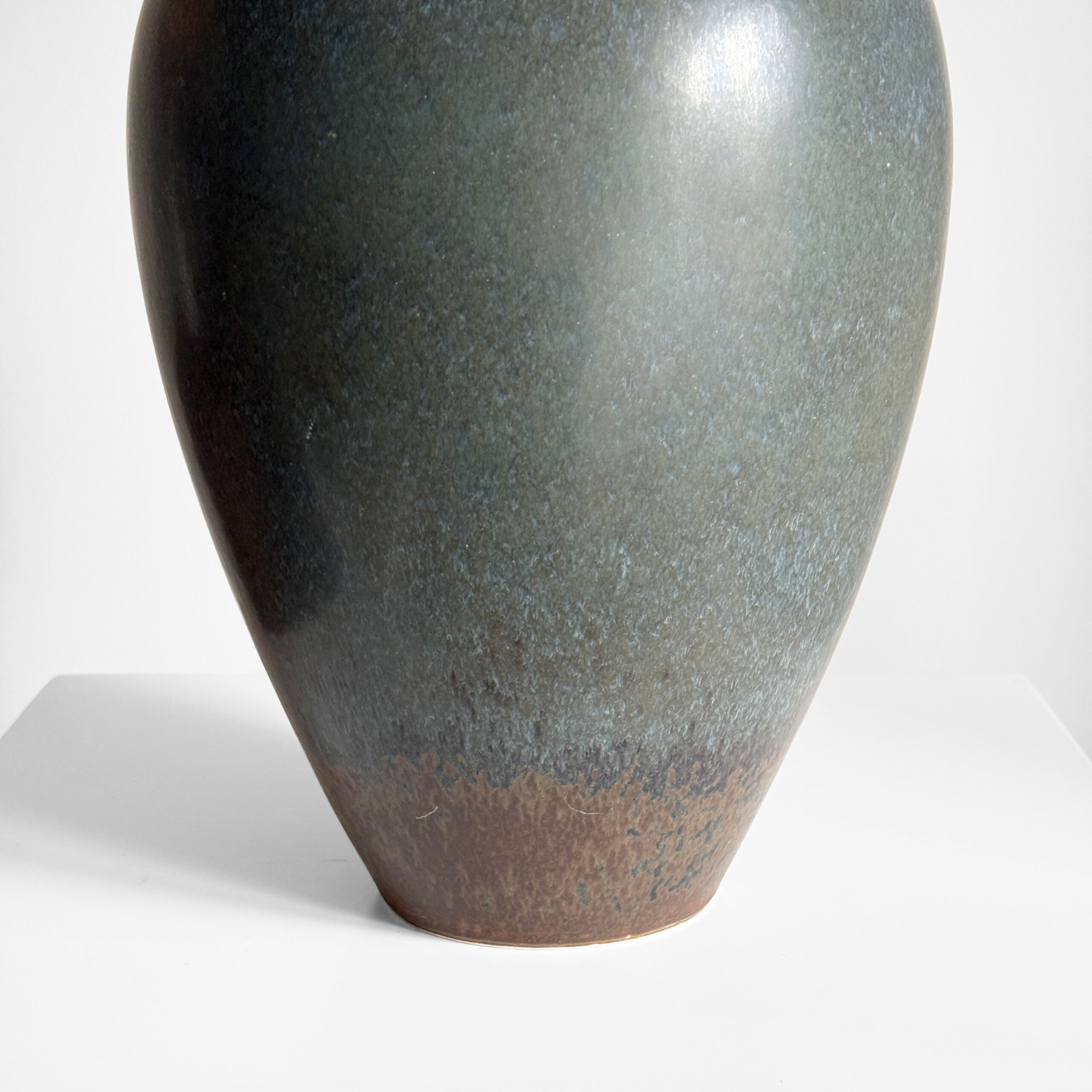 Blue glazed stoneware vase by Gunnar Nylund, Sweden, 1960s - Image 3